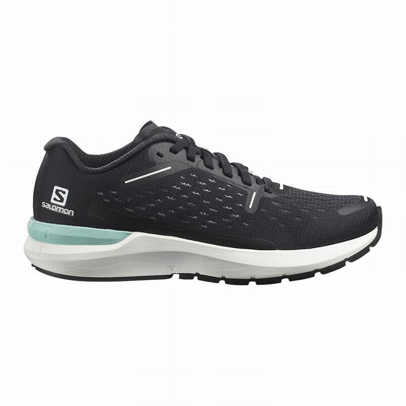 SALOMON SONIC 4 BALANCE Philippines - Women's Road Running Shoes - Black/White | 561248-EAH